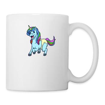 Kawaii Baby Einhorn - Tasse - Weiß - Rechts