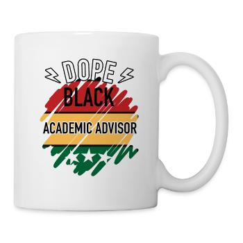 Black History Month Akademischer Berater Juneteenth - Tasse - Weiß - Rechts