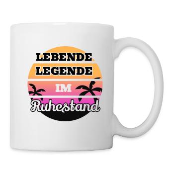 Retro Pension Geschenkidee Rentner für Herren - Mug - white - Right