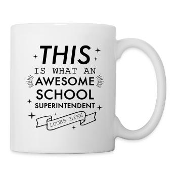 Super surintendant d’école cool drôle cadeaux - Mug blanc - blanc - Droite