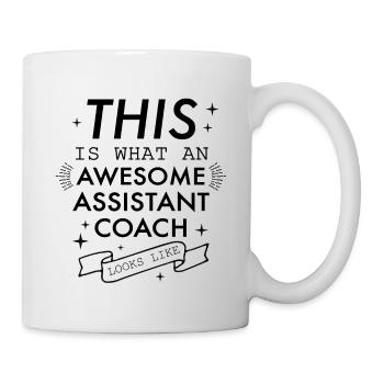 Super entraîneur adjoint cool drôle cadeaux d’humour - Mug blanc - blanc - Droite