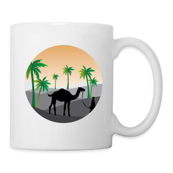 Palm trees - Mug - white - Right