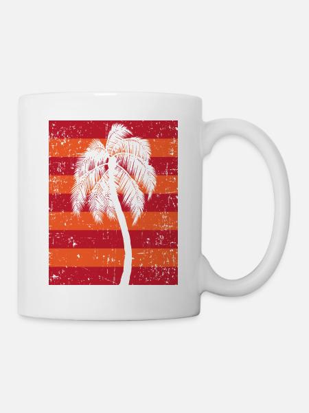 Palmiers - Mug blanc - blanc