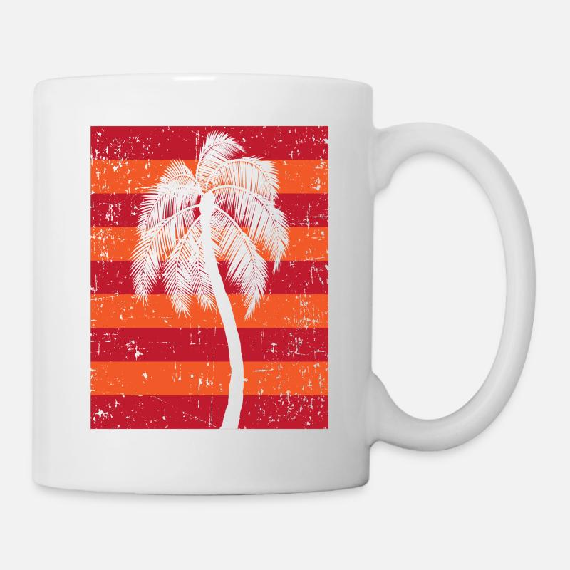 Palmiers - Mug blanc - blanc