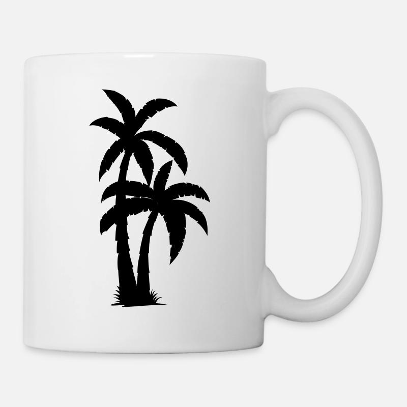 Palmiers - Mug blanc - blanc