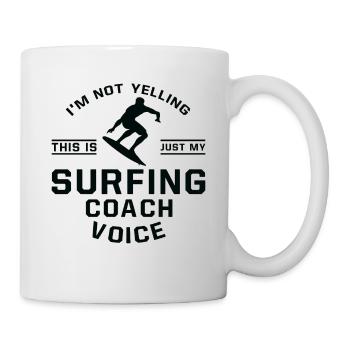 Ich Schreie Nicht - Surfentrainer - Tasse - Weiß - Rechts