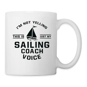 I Don't Scream - Sailing Trainer - Mug - white - Right