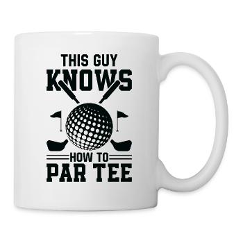 Dieser Typ Weiß, Wie Man T -Shirt - Golf - Tasse - Weiß - Rechts