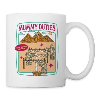 Les devoirs de maman - Riches To Rags - Mug blanc - blanc - Droite