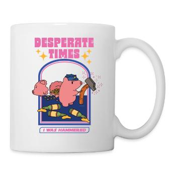 Desperate Times - I Was Hammered - Mug - white - Right