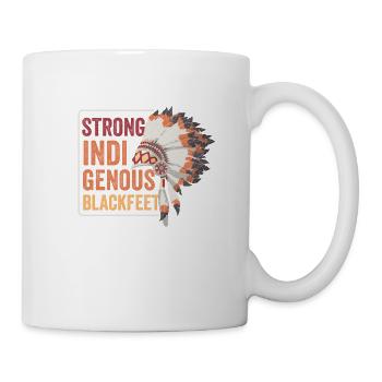 Tribu amérindienne Fort Pieds-Noirs - Mug blanc - blanc - Droite