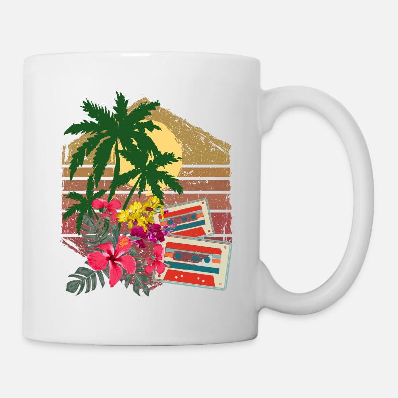 Palmiers - Mug blanc - blanc