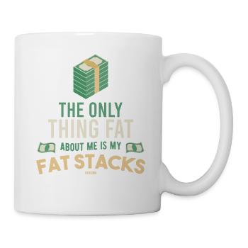 Money Wealth Prosperity funny saying - Mug - white - Right
