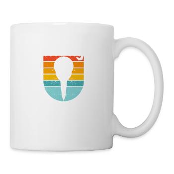 Waschen Sie immer Ihre Bälle Lustige Golfspieler - Tasse - Weiß - Rechts