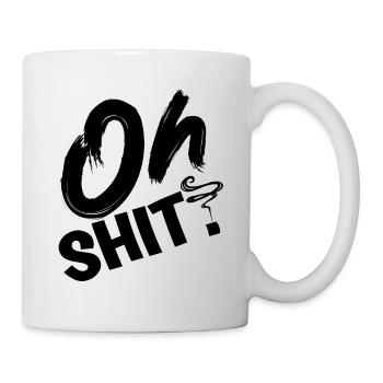 OH SHIT - Mug - white - Right