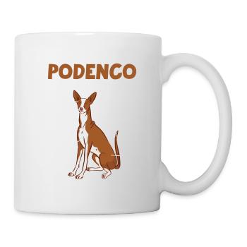 Podenco Anatomy Funny Dog Owner Walk - Mug - white - Right