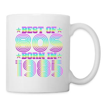 Le meilleur des années 80 Né en 1985 Vintage - Mug blanc - blanc - Droite