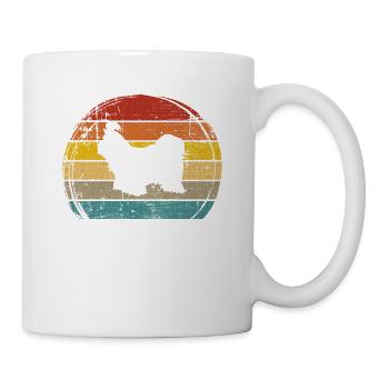 Shih Tzu amoureux des chiens Retro vintage Idée cadeau - Mug blanc - blanc - Droite