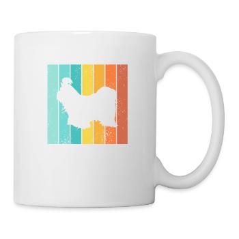 Shih Tzu dog lover Retro vintage Gift idea - Mug - white - Right