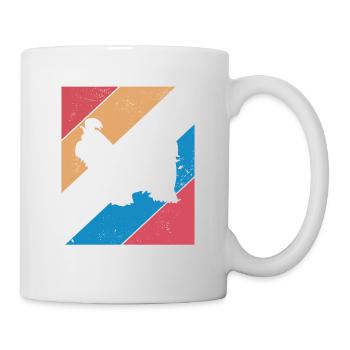 Shih Tzu dog lover Retro vintage Gift idea - Mug - white - Right