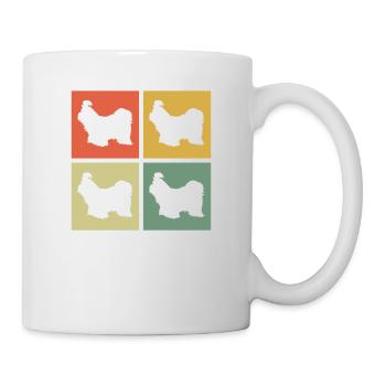 Shih Tzu dog lover Retro vintage Gift idea - Mug - white - Right