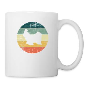 Shih Tzu amoureux des chiens Retro vintage Idée cadeau - Mug blanc - blanc - Droite