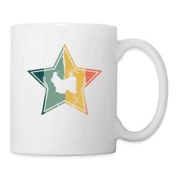 Shih Tzu dog lover Retro vintage Gift idea - Mug - white - Right