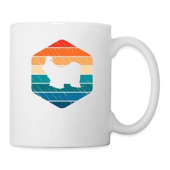 Shih Tzu dog lover Retro vintage Gift idea - Mug - white - Right