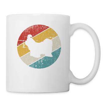 Shih Tzu dog lover Retro vintage Gift idea - Mug - white - Right