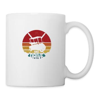 Fun Fun Golfing Let's Get Drunk And Drive The Golf - Mug - white - Right