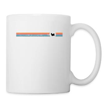 Shih Tzu dog lover Retro vintage Gift idea - Mug - white - Right