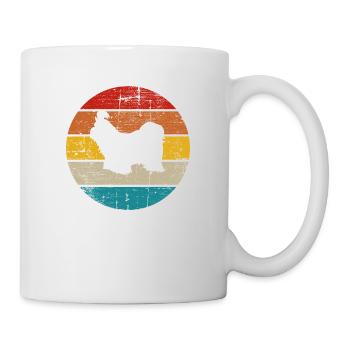Shih Tzu amoureux des chiens Retro vintage Idée cadeau - Mug blanc - blanc - Droite