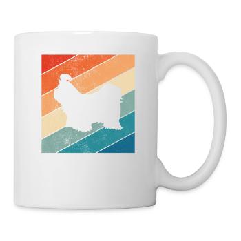 Shih Tzu dog lover Retro vintage Gift idea - Mug - white - Right