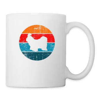 Shih Tzu dog lover Retro vintage Gift idea - Mug - white - Right