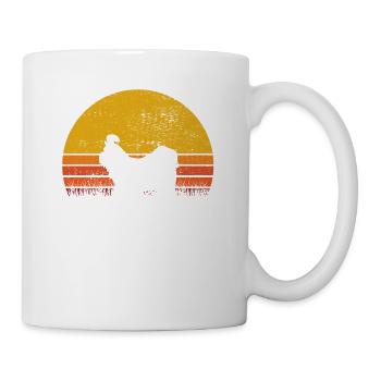 Shih Tzu amoureux des chiens Retro vintage Idée cadeau - Mug blanc - blanc - Droite