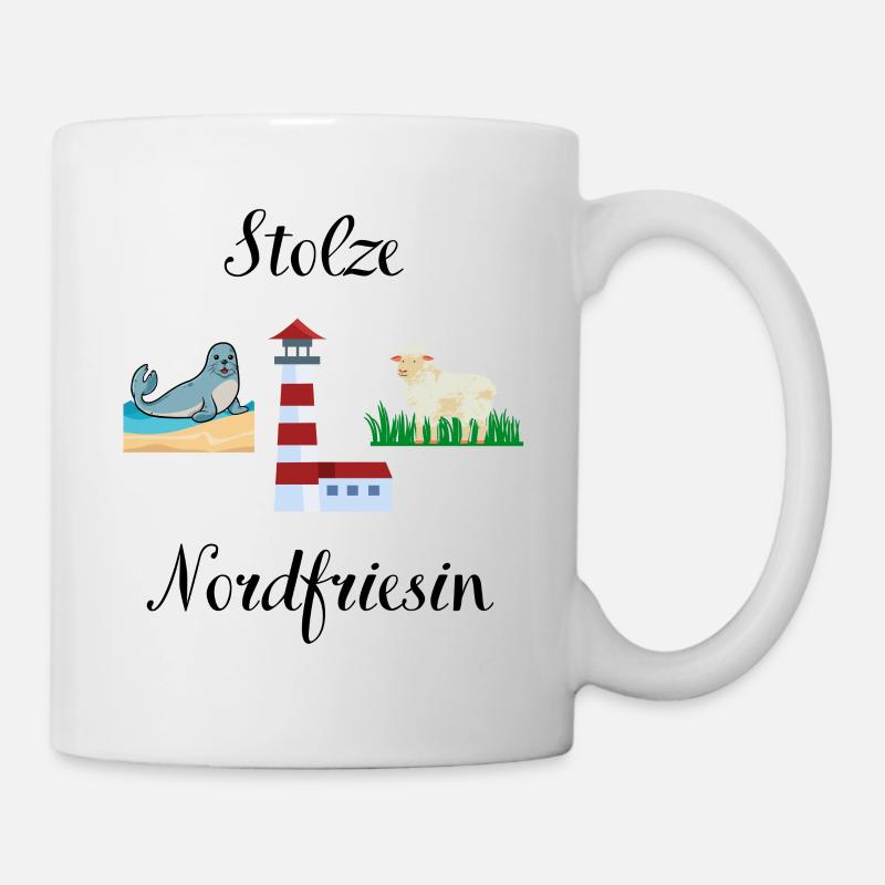Stolze Nordfriesin - Tasse - Weiß