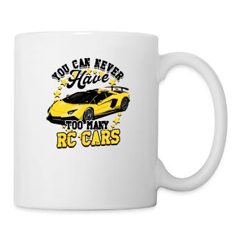 Vous ne pouvez jamais avoir trop de voitures rc - Vintage Cars - Mug blanc - blanc - Droite
