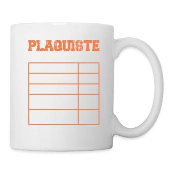 Le Tarif Horaire D'un Plaquiste - Mug blanc - blanc - Droite