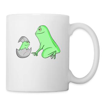 Frog with Baby Frog - Mug - white - Right