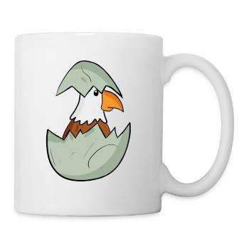 Baby Adler - Tasse - Weiß - Rechts