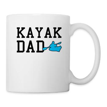 Kayak dad - Mug - white - Right