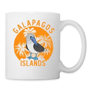 Boobies Seevögel Blau-Fuß-Booby-Vogel - Tasse - Weiß - Rechts