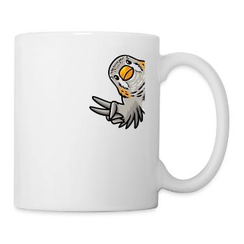 Oiseau pinson zèbre De côté - Mug blanc - blanc - Droite