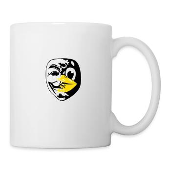 Hacker By Night - Cyber Security By Day Linux - Tasse - Weiß - Rechts