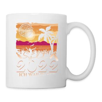 Sylt 202 j'y étais bière - Mug blanc - blanc - Droite
