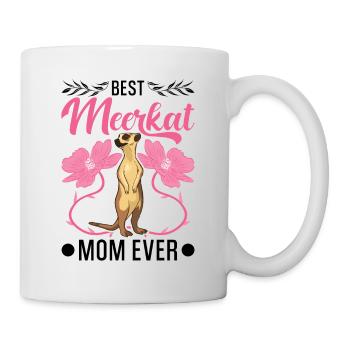 Best Meerkat Mom Ever Erdmännchen - Mug - white - Right
