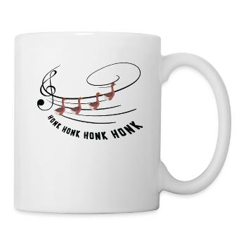 Goose Music Bird Musician Goose Lover - Mug - white - Right