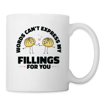 Dim Sums Filling Asian Food Chinese Food Fan - Mug - white - Right