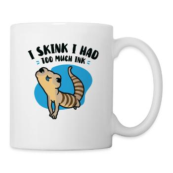 Herpetologie Blauzungenskink Eidechse Wildtiere - Tasse - Weiß - Rechts