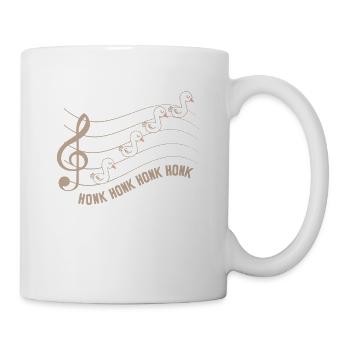 Goose Music Bird Musician Goose Lover - Mug - white - Right